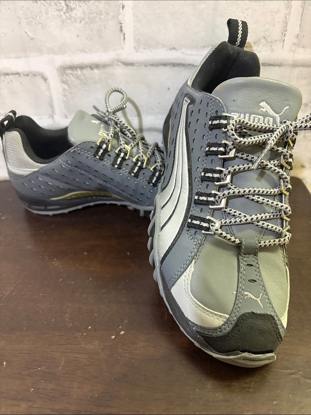 PUMA Alpine Trail Racer vintage Sneakers, gray size 6